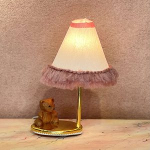 Bamse børnelampe m plyskant