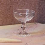 Miniature cocktail glas i klart glas