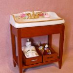 Reutter Vask bord med roser