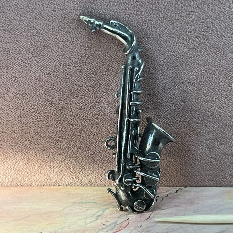 Musikinstrument i miniature - saxofon