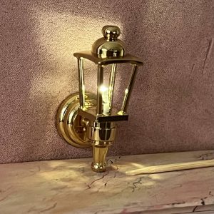 Miniature væglanterne med batteri - LED lampe