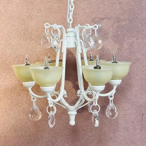 Miniature lysekrone til 12V strøm