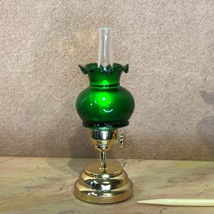 Dukkehus petroleums lampe med LED