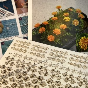 Blomster i 1:12 lav-selv blomster KIT