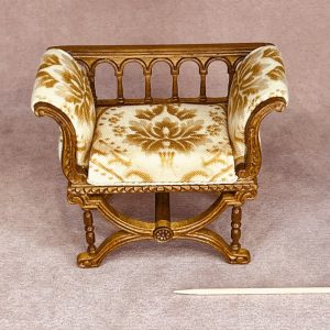 Miniature armstol i Dagobert design